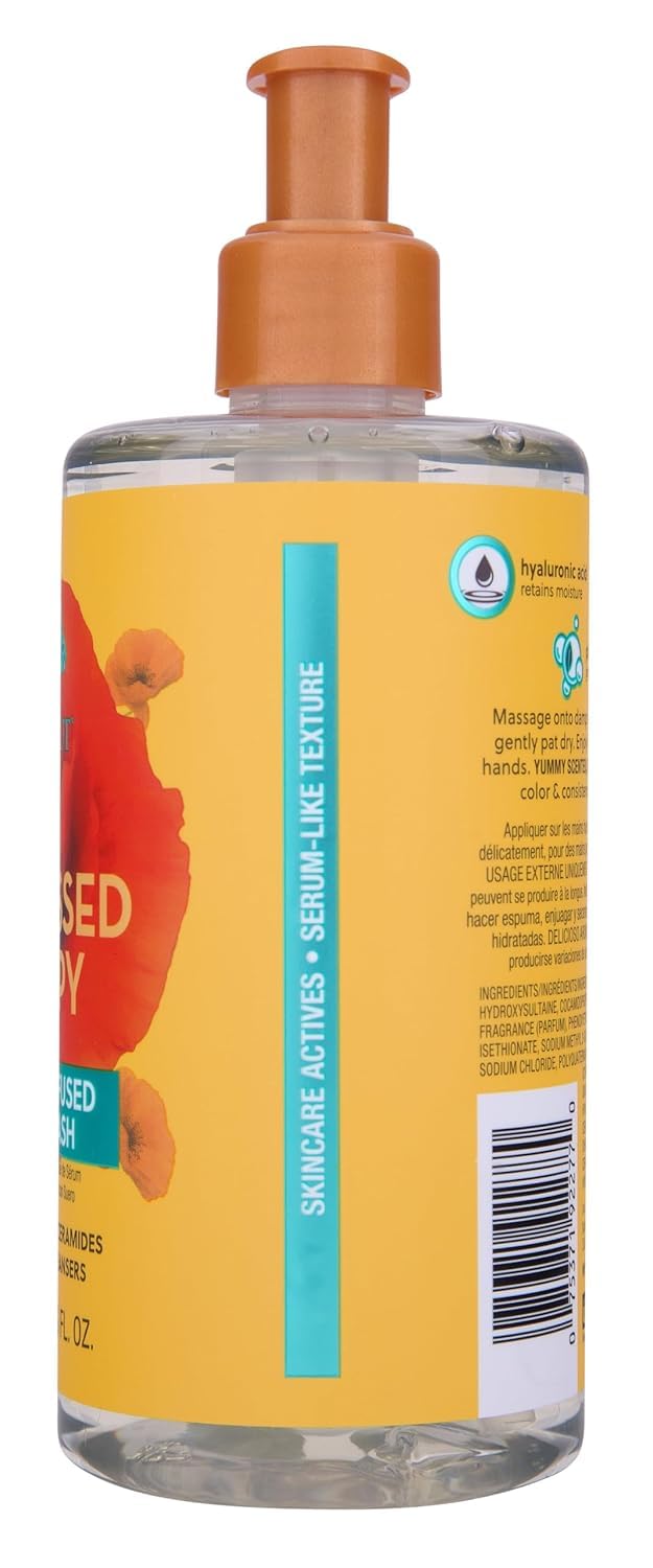 Tree Hut Sunkissed Poppy Serum Infused Hand Wash, Nourish & Hydrate Hands with Strengthening Skin Care, Long Lasting Scent, Cleanse & Lock in Moisture, 11 fl oz.