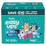 Pampers Easy Ups Bluey Potty Training Pants Size 5T6T, 50 Count (Select for More Options)