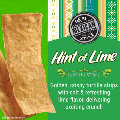 Barcel Mi Tierra Hint of Lime 9.9 oz Bag, Salt and Lime Tortilla Chip Strips