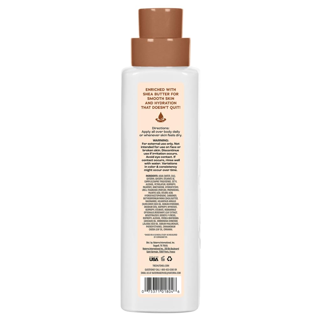 Tree Hut Hydraglow Body Lotion Vanilla, Hydrating & Nourishing Daily Body Moisturizer for Smooth, Soft Skin & Cozy Fragrance, Long-Lasting Hydration, 18 fl oz