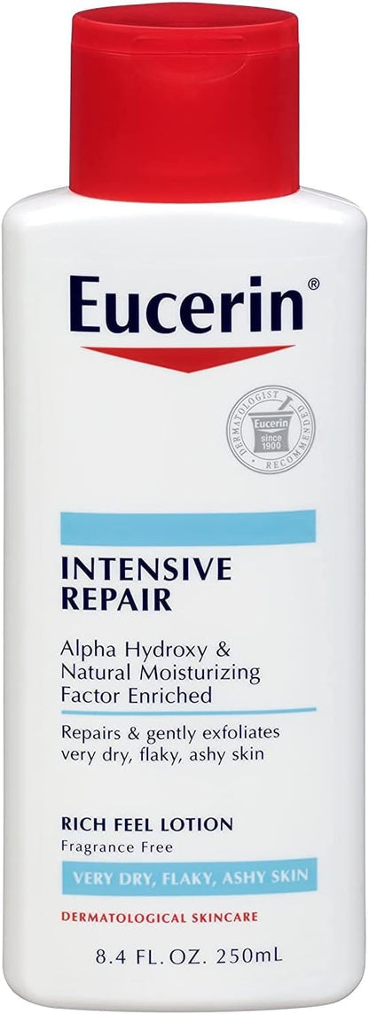 Eucerin Intensive Repair Lotion 8.4 oz (Pack of 2)