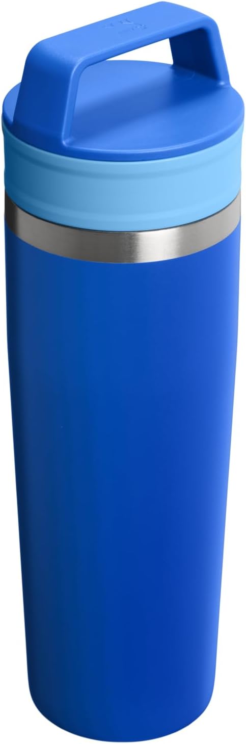 STANLEY Cafe To Go Travel Mug 20 oz | Leakproof Two-Part Drink Through Lid | Tumbler Cup for Coffee, Tea and Drinks | Insulated Stainless Steel Coffee Mug | BPA-Free | Cobalt