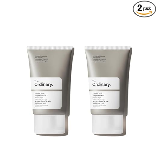 The Ordinary Azelaic Acid Suspension 10%, Formula for Uneven and Blemish-Prone Skin (Pack of 2)