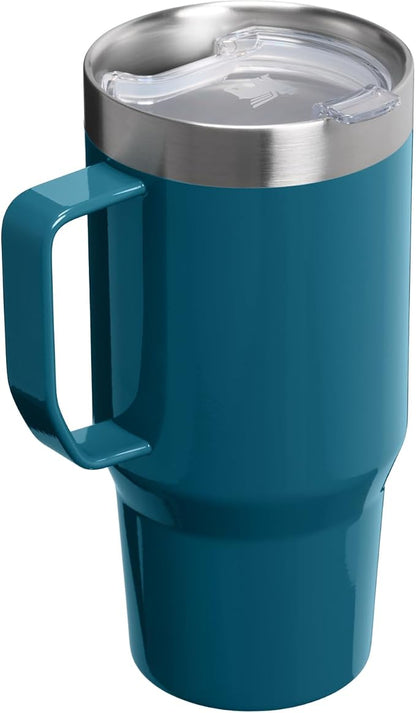 STANLEY The Everyday Suburban Mug | 24 oz | Drink Through Lid | Cup for Coffee, Tea and Drinks | Insulated Stainless Steel Coffee Mug | BPA-Free | Coastal Teal Gloss