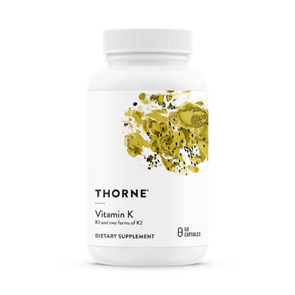 THORNE - Bone Health Bundle - Vitamin D3 & Vitamin K - Supports Healthy Bones, Teeth Muscles, Cardiovascular, and Immune Function - 30 to 60 Servings