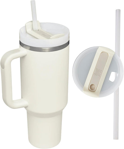 STANLEY Quencher H2.0 Flow State Tumbler, 40 oz, Stone