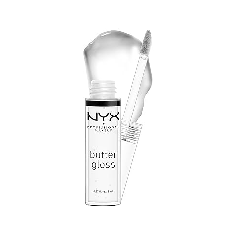 Tree Hut Vitamin C Shea Sugar Scrub 18 oz & NYX Butter Gloss Sugar Glass Clear Lip Gloss Bundle