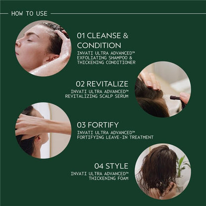 Aveda Invati Ultra Advanced Fortifying Leave-In Treatment | Step 4 of 4 | Reduces Hair Loss by 77% | Strengthens Thinning Hair | AntiFrizz Detangles Heat Protectant | 98% Naturally Derived*