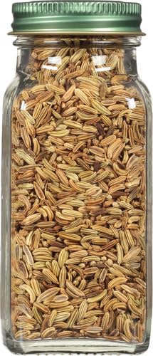 Simply Organic Whole Fennel Seed, 1,90 oz, Mild Sweet Flavor, Aromatic, Reminiscent of Licorice, Kosher (Pack of 2)