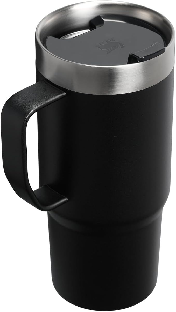 STANLEY The Everyday Suburban Mug | 16 oz | Drink Through Lid | Cup for Coffee, Tea and Drinks | Insulated Stainless Steel Coffee Mug | BPA-Free | Black 2.0