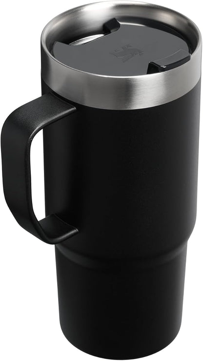 STANLEY The Everyday Suburban Mug | 16 oz | Drink Through Lid | Cup for Coffee, Tea and Drinks | Insulated Stainless Steel Coffee Mug | BPA-Free | Black 2.0