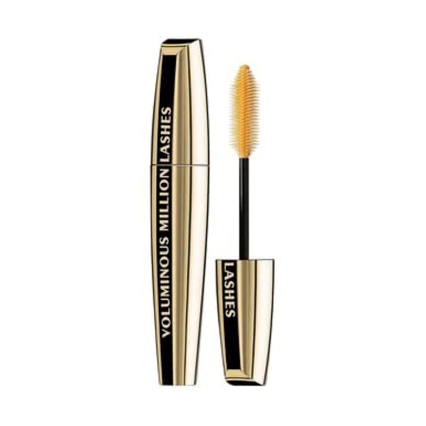 L’Oreal Paris Makeup Voluminous Million Lashes Mascara, Volumizing Collagen Infused Eye Makeup, Amplifying Mascara Brush, Washable, Blackest Black, 0.3 Fl Oz., 1 Count