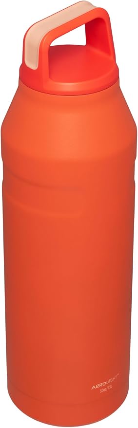 Stanley IceFlow Cap and Carry Water Bottle | Wide Mouth Twist Lid | Lightweight & Leakproof for Travel & Sports | Insulated Stainless Steel | BPA-Free