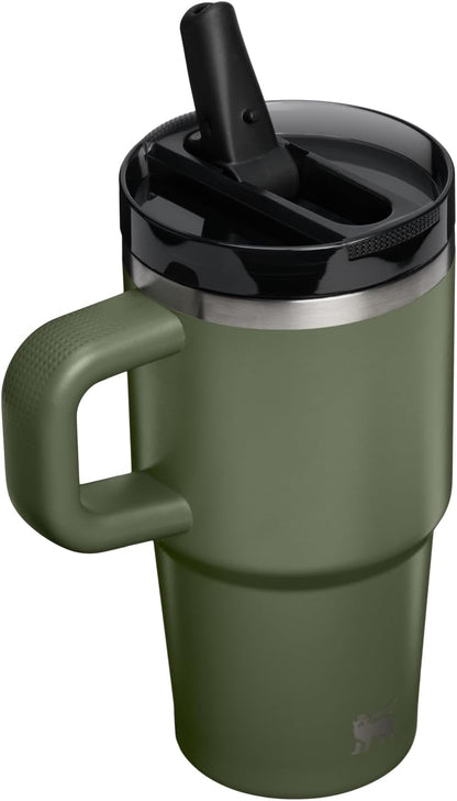 STANLEY Quencher ProTour Flipstraw Tumbler, 20 oz, Dried Pine