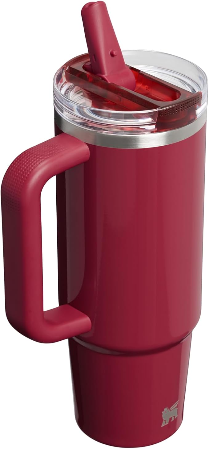 STANLEY Quencher ProTour Flipstraw Tumbler, 30 oz, Cranberry