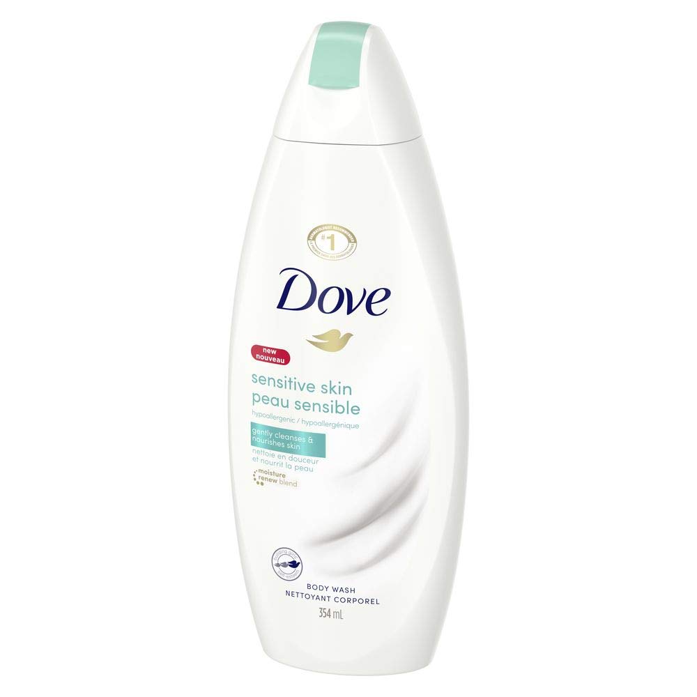 Dove Body Wash, Sensitive Skin, 12 oz