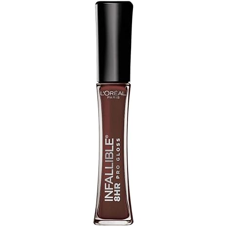 L’Oreal Paris Makeup Infallible 8 Hour Hydrating Lip Gloss, Truffle, 0.21 Fl Oz