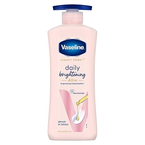 Vaseline Healthy Daily Body Lotion with Vitamin B3, Lightweight Daily Use Moisturizing Lotion – 400 ml (13.52 fl oz)