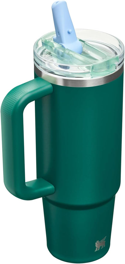 STANLEY Quencher ProTour Flipstraw Tumbler, 30 oz, Emerald Honeydew