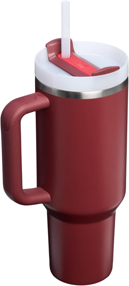STANLEY Quencher H2.0 Flow State Tumbler, 40 oz, Cranberry