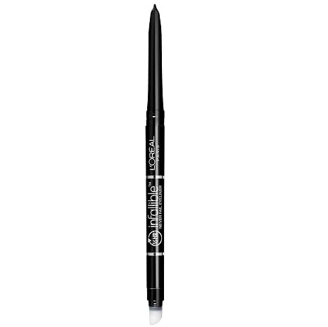 L'Oreal Paris Makeup Infallible Never Fail Original Mechanical Pencil Eyeliner with Built in Sharpener, Carbon Black, 0.008 oz.