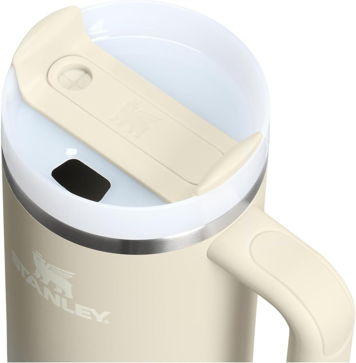 STANLEY Quencher H2.0 Flow State Tumbler, 30 oz, Toasted Almond