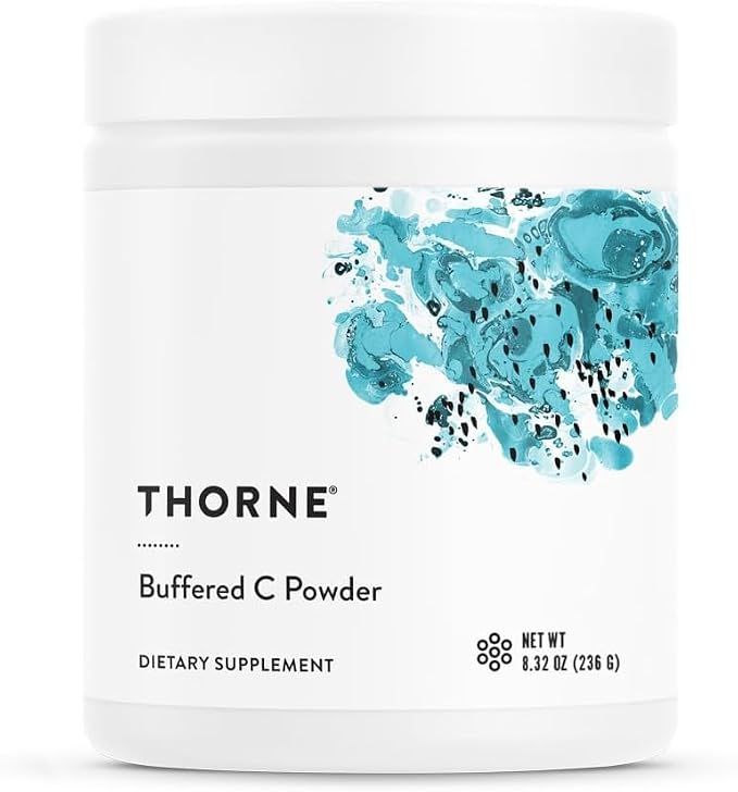 THORNE - High Potency Vitamin C - Ascorbic Acid with Calcium, Magnesium & Potassium - Healthy Immune Function & Antioxidant Support* - Third-Party Certified - Gluten, Dairy & Soy-Free - 42 Servings