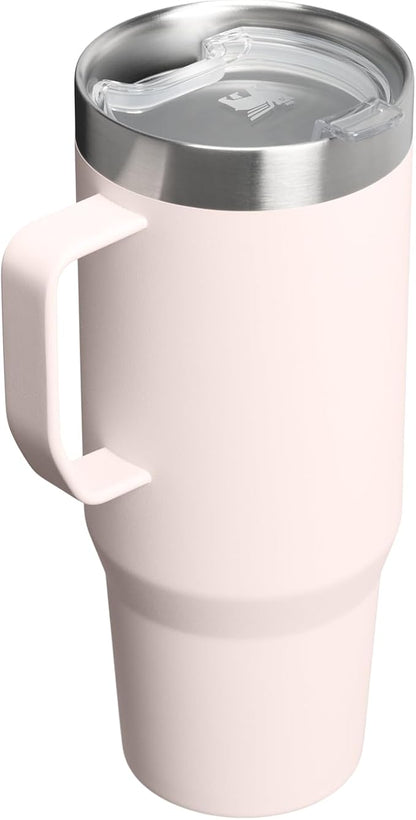 STANLEY The Everyday Suburban Mug | 30 oz | Drink Through Lid | Cup for Coffee, Tea and Drinks | Insulated Stainless Steel Coffee Mug | BPA-Free | Rose Quartz
