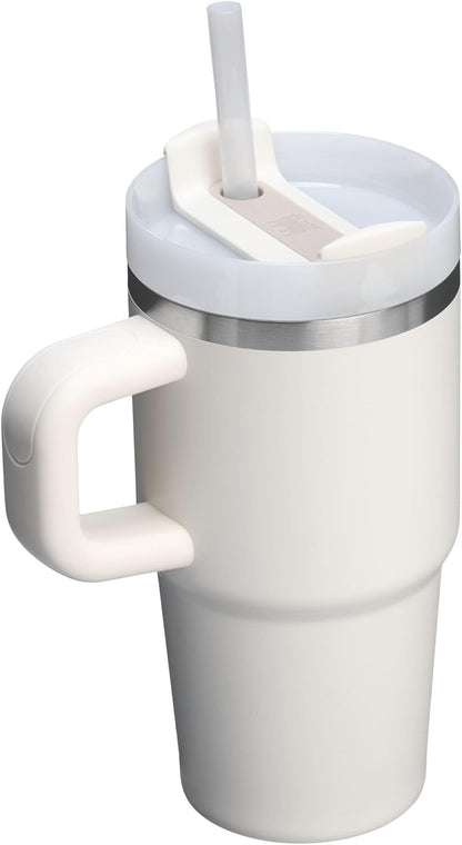 STANLEY Quencher H2.0 Flow State Tumbler, 20 oz, Cream 2.0