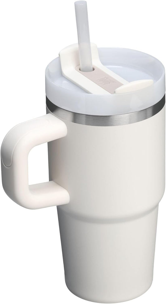 STANLEY Quencher H2.0 Flow State Tumbler, 20 oz, Cream 2.0
