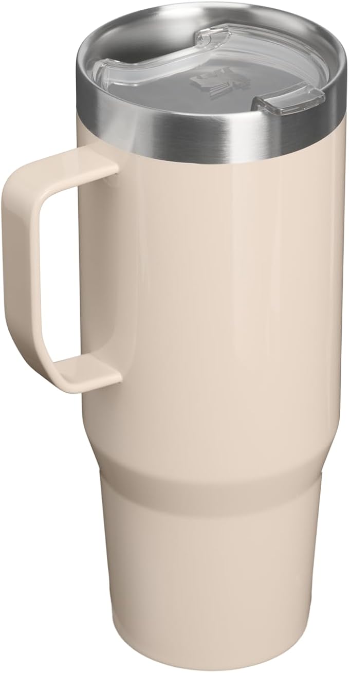 STANLEY The Everyday Suburban Mug | 30 oz | Drink Through Lid | Cup for Coffee, Tea and Drinks | Insulated Stainless Steel Coffee Mug | BPA-Free | Champagne Gloss