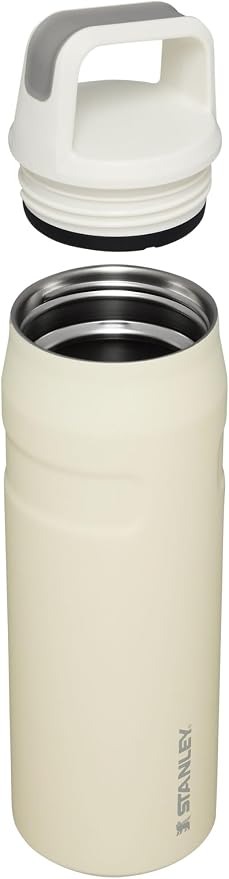 Stanley IceFlow Cap and Carry Water Bottle | Wide Mouth Twist Lid | Lightweight & Leakproof for Travel & Sports | Insulated Stainless Steel | BPA-Free