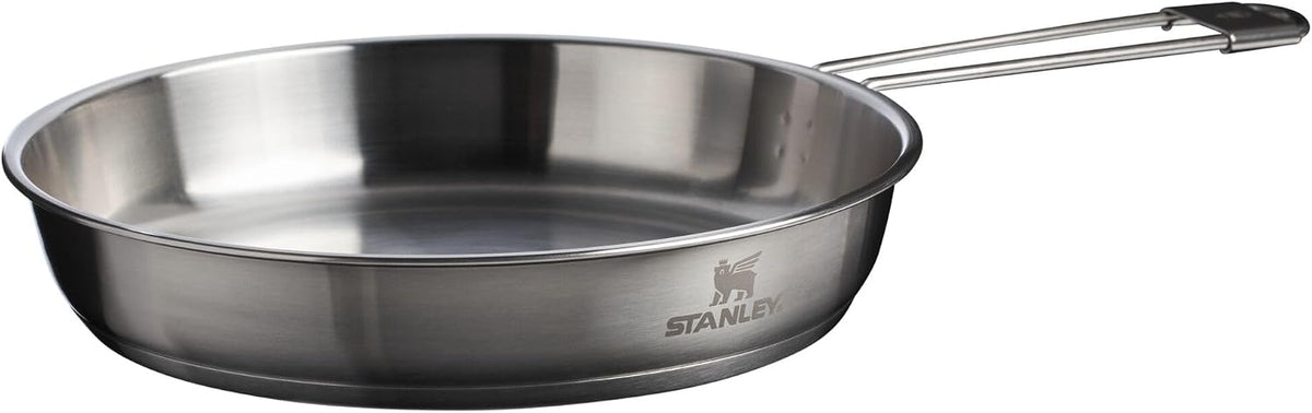 Stanley Wildfare Core 26-Piece Complete Camp Kitchen Cook Set | 4 qt Pot with Lid, 8in Fry Pan | 4 Table Settings, Plates, Bowls, Utensils | Camping Essentials for Your Camp Kitchen | BPA-Free