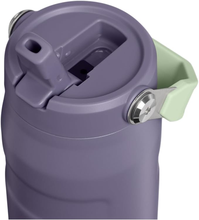 STANLEY IceFlow Flip Straw 2.0 Bottle, 24 oz, Purple Umbra