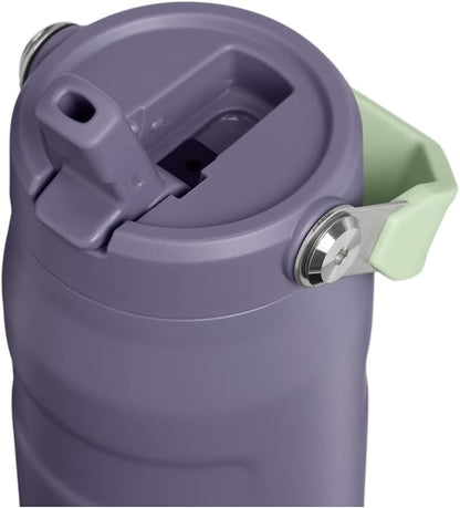 STANLEY IceFlow Flip Straw 2.0 Bottle, 24 oz, Purple Umbra