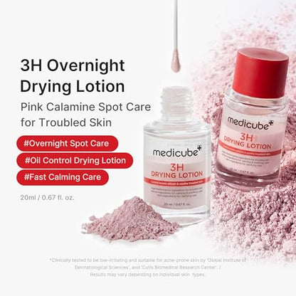 medicube 3H Overnight Drying Lotion for Targeted Spot Care (Pack of 2)