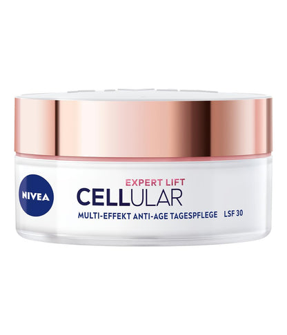 NIVEA Cellular Expert Lift Anti-Age Face Cream Set – Day & Night Moisturizers with Bakuchiol and Dual Hyaluronic Acid, 2 × 50 ml (100 ml) – Anti-Wrinkle, Firming and Skin-Renewing Care for Mature Skin