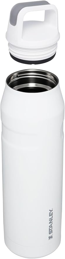 Stanley IceFlow Cap and Carry Water Bottle | Wide Mouth Twist Lid | Lightweight & Leakproof for Travel & Sports | Insulated Stainless Steel | BPA-Free