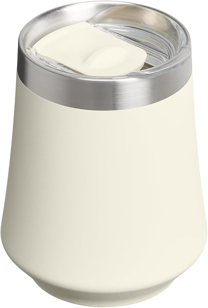 STANLEY Reserve Wine Tumbler | 11 oz Stainless Steel Travel Mug For Wine, Cocktails, Soda | Keeps Drinks Cold for Hours | BPA-Free | Cream
