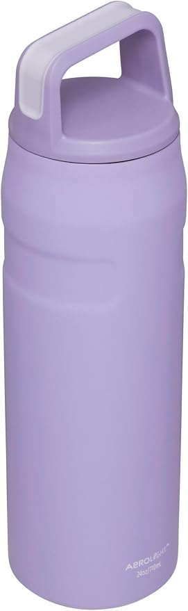 Stanley IceFlow Cap and Carry Water Bottle | Wide Mouth Twist Lid | Lightweight & Leakproof for Travel & Sports | Insulated Stainless Steel | BPA-Free