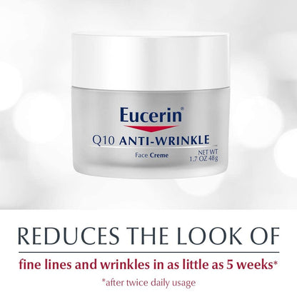 Eucerin Sensitive Skin Experts Q10 Anti-Wrinkle Face Creme 1.70 oz ( Pack of 3)