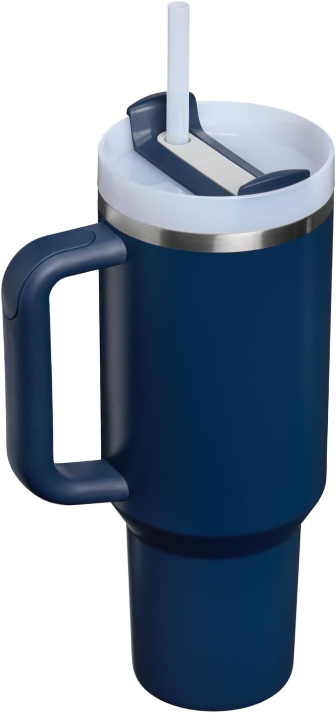 STANLEY Quencher H2.0 Flow State Tumbler, 40 oz, Dark Navy