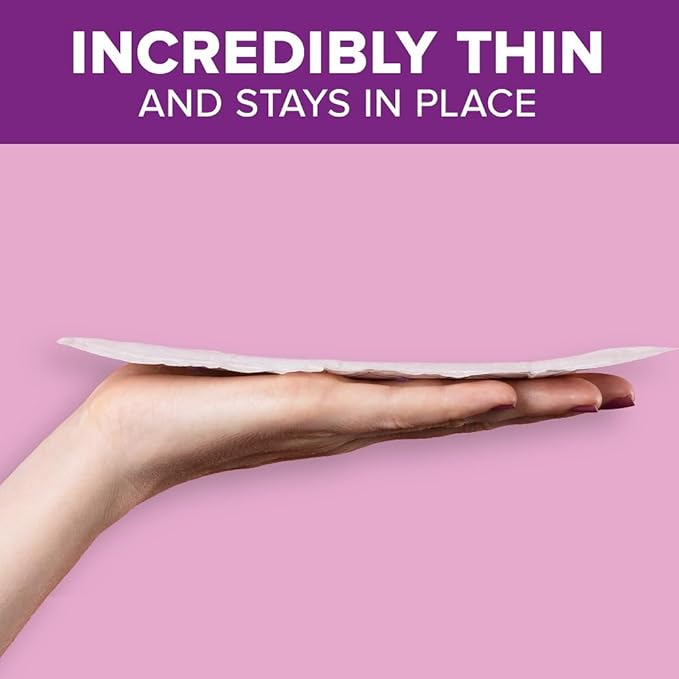 Poise Incontinence Panty Liners, Very Light Absorbency, Long, 44 Count