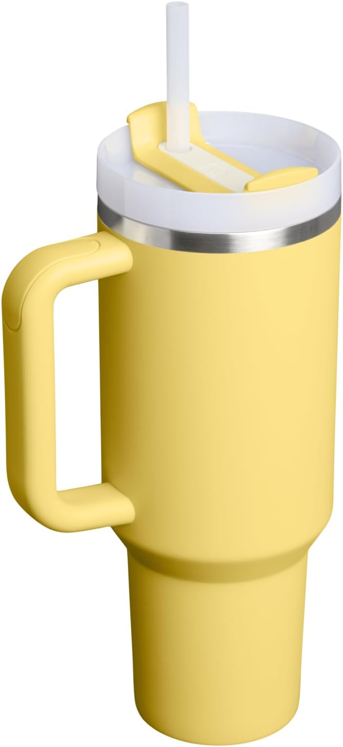 STANLEY Quencher H2.0 Flow State Tumbler, 40 oz, Daffodil