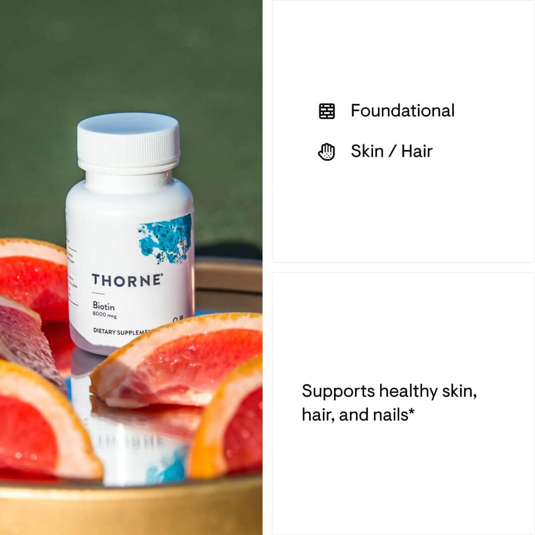 THORNE - Collagen Plus and Biotin 8 Bundle for Radiant Skin, Hair, and Nails - 30 Servings