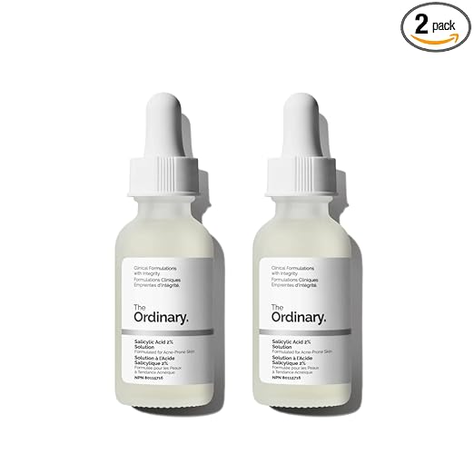 The Ordinary Salicylic Acid 2% Solution, Acne-Fighting Serum for Blemish-Prone Skin