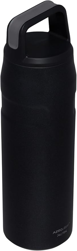 Stanley IceFlow Cap and Carry Water Bottle | Wide Mouth Twist Lid | Lightweight & Leakproof for Travel & Sports | Insulated Stainless Steel | BPA-Free