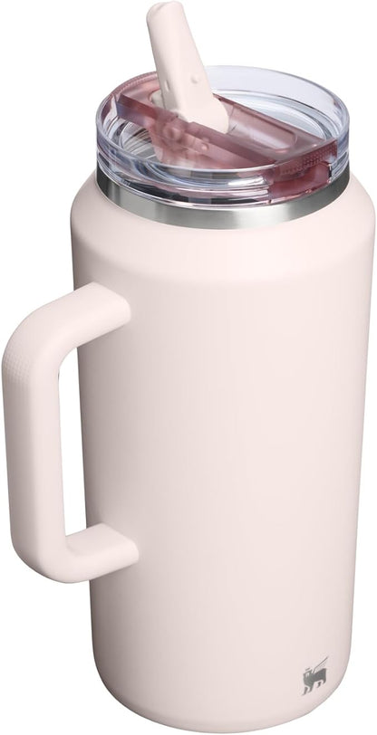 STANLEY Quencher ProTour Flipstraw Tumbler, 64 oz, Rose Quartz