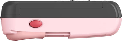 KODAK EC35 35mm Film Camera 35mm, Reusable, Focus-Free, Built-in Flash, Slide Cover, Beginner Friendly (Film & AA Battery are not Included) (Single, Blush Pink)