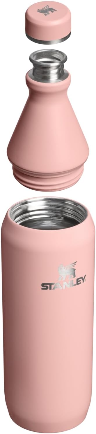 STANLEY All Day Slim Bottle, 20 oz, Peach Rose Gloss